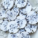 "Lavender Confetti Wax Seal in White | Pack of 10" - Wax Seals in purple by Caitlin Home