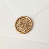 "Palm Tree - Customizable Color- Set of 25 Hand-crafted Wax Seals" - Wax Seals in multicolor by Inkspiringletters