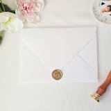 "Palm Tree - Customizable Color- Set of 25 Hand-crafted Wax Seals" - Wax Seals in multicolor by Inkspiringletters