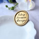 "Today, Tomorrow, Always- Customizable Color- Set of 25 Hand-crafted Wax Seals" - Wax Seals in multicolor by Inkspiringletters