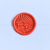 "Sunset- Customizable Color- Set of 25 Hand-crafted Wax Seals" - Wax Seals in multicolor by Inkspiringletters