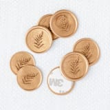 "English Garden (Sold in Sets of 10)" - Wax Seals in gold by Lindsey Cain