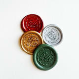 "Festive Feliz Navidad Wax Seal - Pack of 10" - Wax Seals in multicolorassorted-colors by Eva Tadros