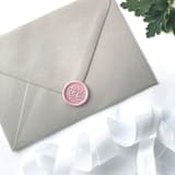"Peony Wax Seal in Dusty Rose, Pack of 10" - Wax Seals in pink by Abby Choi