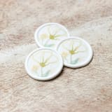 "Watercolor Yellow Floral Wax Seals | Set of 25" - Wax Seals in yellow by Clove and Cedar Design