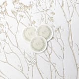 "Custom Green Floral Wreath with Monogram Wax Seals | Set of 25" - Wax Seals in green by Clove and Cedar Design