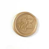 "Daffodil Wax Seals in Prosecco, Pack of 10" - Wax Seals in gold by Abby Choi