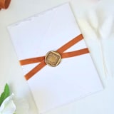 "Art Deco Frame- Customizable Color- Set of 25 Hand-crafted Wax Seals" - Wax Seals in multicolor by Inkspiringletters