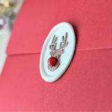 "Rudolph - Set of 25 Hand-crafted Wax Seals" - Wax Seals in white by Inkspiringletters