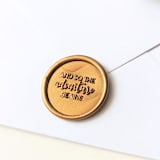 "And so the Adventure Begins- Customizable Color- Set of 25 Hand-crafted Wax Seals" - Wax Seals in multicolor by Inkspiringletters