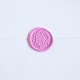"Happy Easter Egg- Customizable Color- Set of 25 Hand-crafted Wax Seals" - Wax Seals in multicolor by Inkspiringletters