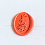 "Champagne Tower- Customizable Color- Set of 25 Hnd-crafted Wax Seals" - Wax Seals in multicolor by Inkspiringletters