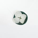 "White Hydrangea Wax Seal in Green | Pack of 10" - Wax Seals in green by Caitlin Home