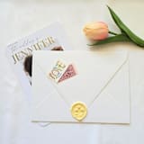 "Tulips- Customizable Color- Set of 25  Hand-crafted Wax Seals" - Wax Seals in multicolor by Inkspiringletters