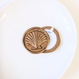 "Modern Seashell- Customizable Color- Set of 25 Hand-crafted Wax Seals" - Wax Seals in multicolor by Inkspiringletters