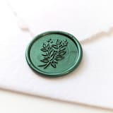"Eucalyptus- Customizable Color- Set of 25 Hand-crafted Wax Seals" - Wax Seals in multicolor by Inkspiringletters