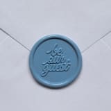 "Customizable Be Our Guest Self-adhesive Wax Seals, Set of 5" - Wax Seals in gold by MC silverlinings