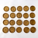 "Numbers Wax Seal, Pack of 10, Customizable Color" - Wax Seals in multicolorassorted-colors by Abby Choi