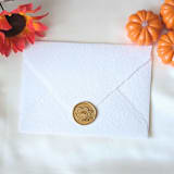 "Thanksgiving Feast- Holiday Wax Seals- Set of 25 Antique Gold Hand-crafted Wax Seals" - Wax Seals in gold by Inkspiringletters