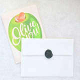 "Olive- Customizable Color- Set of 25 Hand-crafted Wax Seals" - Wax Seals in multicolor by Inkspiringletters