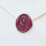 "Calla Lily- Mulberry - Hand-crafted Wax Seals- Set of 25" - Wax Seals in purple by Inkspiringletters