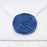 "Baseball- Customizable Color- Set of 25 Hand-crafted Wax Seals" - Wax Seals in multicolor by Inkspiringletters