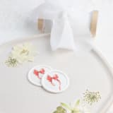 "Red Bow Wax Seals for Wedding Invites and Cards | Set of 25" - Wax Seals in red by Clove and Cedar Design