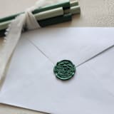 "Customizable Color Evergreen Trees Self-adhesive Wax Seals, Set of 5" - Wax Seals in multicolorassorted-colors by MC silverlinings