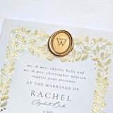 "Pearled Monogram- Customizable Color- Set of 25 Hand-crafted Wax Seals" - Wax Seals in multicolor by Inkspiringletters