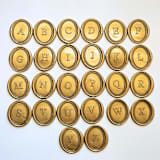 "Pearled Monogram- Customizable Color- Set of 25 Hand-crafted Wax Seals" - Wax Seals in multicolor by Inkspiringletters