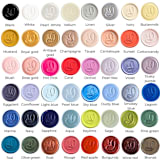 "Pearled Monogram- Customizable Color- Set of 25 Hand-crafted Wax Seals" - Wax Seals in multicolor by Inkspiringletters