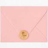 "Pretty in Peony (Sold in Sets of 10)" - Wax Seals in gold by Lindsey Cain