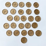 "Handwritten Script Initial Wax Seal  Pack of 10, Customizable Color" - Wax Seals in multicolorassorted-colors by Abby Choi