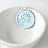 "Hydrangea Stem Wax Seal Pack of 10, Customizable Color" - Wax Seals in multicolorassorted-colors by Abby Choi