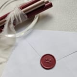 "Customizable Color With Love Print Self-adhesive Wax Seals, Set of 5" - Wax Seals in multicolorassorted-colors by MC silverlinings