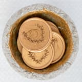 "With Love (Sold in Sets of 10)" - Wax Seals in gold by Lindsey Cain