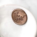 "Thank you Wax Seal Pack of 10, Customizable Color" - Wax Seals in multicolorassorted-colors by Abby Choi