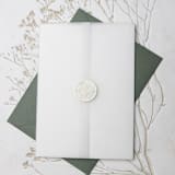 "Beige Daisies Wax Seals | Set of 25" - Wax Seals in beige by Clove and Cedar Design