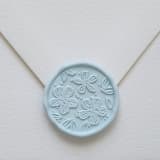 "Customizable Color Pansy Self-adhesive Wax Seals, Set of 5" - Wax Seals in multicolorassorted-colors by MC silverlinings