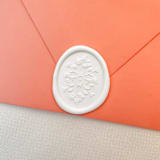 "Personalized Full Bloom Wax Seal (50 Pack)" - Wax Seals in white by Sterling Stripes