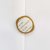 "Personalized Full Bloom Wax Seal (50 Pack)" - Wax Seals in white by Sterling Stripes