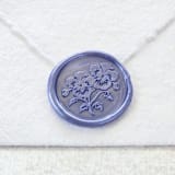 "Pansies- Customizable Color- Set of 25 Hand-crafted Wax Seals" - Wax Seals in multicolor by Inkspiringletters