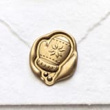 "Mitten- Customizable Color - Set of 25 Hand-crafted Wax Seals" - Wax Seals in multicolor by Inkspiringletters
