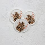 "Pinecone with Berries Wax Seals for Holiday Cards and Wedding Invites | Set of 25" - Wax Seals in brown by Clove and Cedar Design