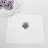"Rose Confetti Wax Seal in Lilac | Pack of 10" - Wax Seals in purple by Caitlin Home
