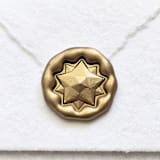 "Star Bow -Hand-crafted Wax Seals - Customizable Color- Set of 2" - Wax Seals in multicolor by Inkspiringletters