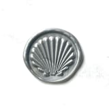 "Seashell in Silver Pack of 10" - Wax Seals in silver by Abby Choi