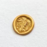 "Monstera Borsigiana- Hand-crafted Wax Seals - Customizable Color- Set of 25" - Wax Seals in multicolor by Inkspiringletters