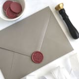 "French Garden Wax Seal in Rose Pack of 10" - Wax Seals in pink by Abby Choi