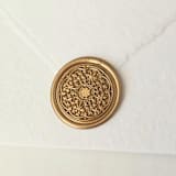 "Medallion- Customizable Color- Set of 25 Hand-crafted Wax Seals" - Wax Seals in multicolor by Inkspiringletters